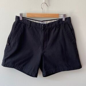 COLUMBIA Stonewashed Granite Hiking Shorts Black Size 12
